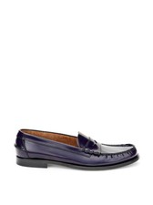 Mocassino Prada viola in pelle