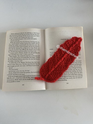 Crocheted bookmark - crocheted,