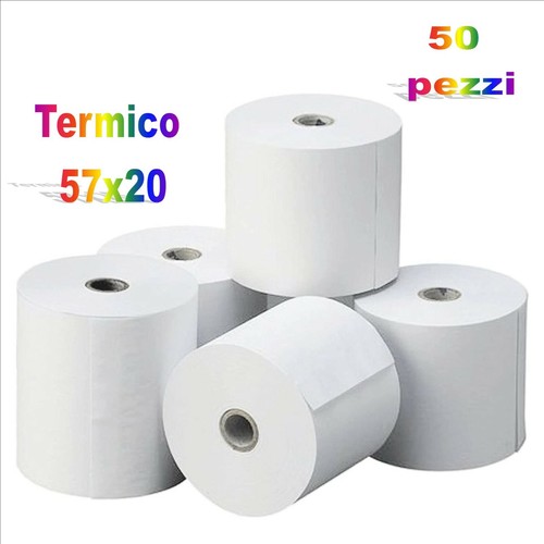 Rotolo carta termica 57x20 - 50,