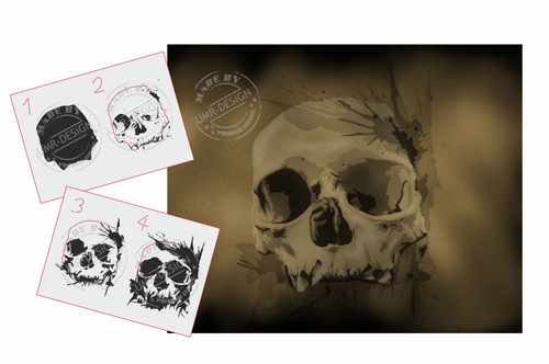 312 skull step - skull,