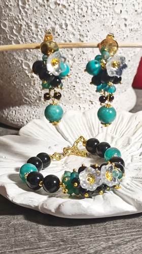 Orecchini bracciale agata - e,