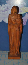 Statua scultura legno 11,5"