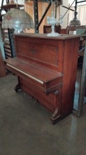 Pianoforte verticale antico Metzler&Co color mogano 148x128x62 Ben curato