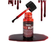 FESTICY Sangue Finto Halloween 15ml con Pennello I Sangue Finto Lavabile