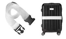 CINGHIA CON FIBBIA PER VALIGIA cintura bagagli borsa trolley bianca viaggio auto