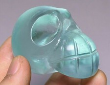 Statua testa teschio intaglio