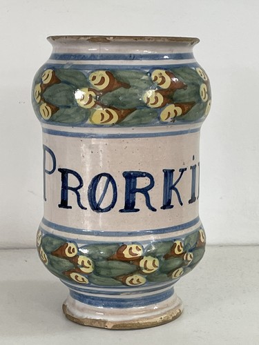 Albarello italy maiolica xviii - albarello,