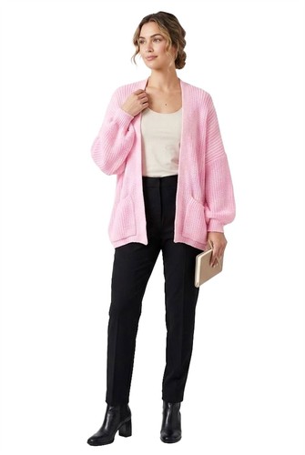 Maglione cardigan oversize
