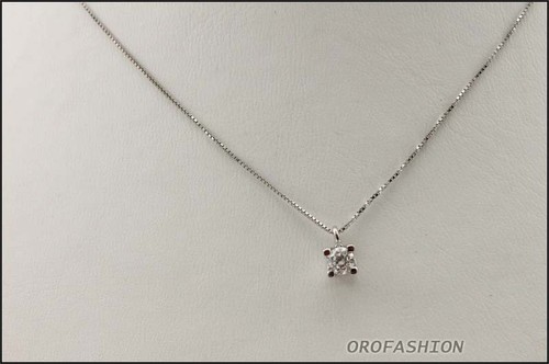Girocollo oro bianco 18kt con - girocollo,