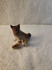 Set famiglia cane porcellana