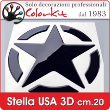 Stella USA 3D Resinato Nero