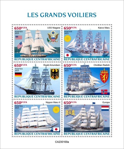 Francobolli alti navi usa - francobolli,