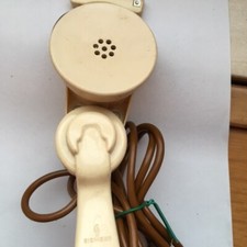 Cuffia telefonica vintage  anni 60 della Siemens con custodia.