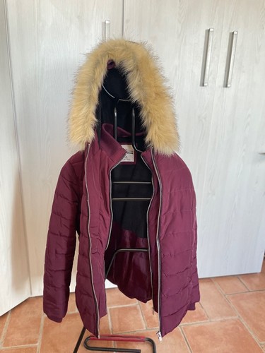 Piumino donna bordeaux - piumino,