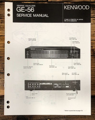Kenwood equalizzatore - kenwood, ge-56