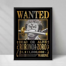 Poster One Piece Wanted Luffy