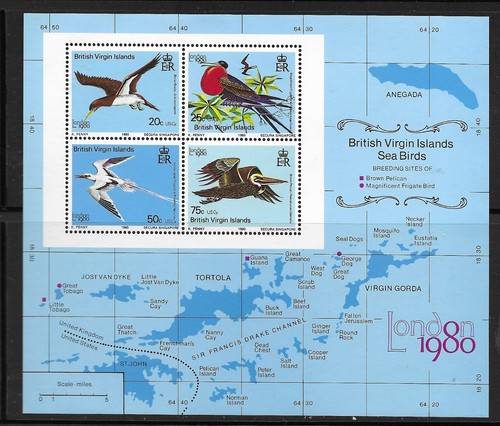 Isole vergini britanniche 1980 - isole,