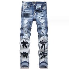 Jeans uomo blu denim buchi