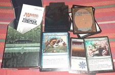 BOX CARD MAGIC THE GATHERING BATTAGLIA FOR ZENDIKAR,130 CARDS GAMES Vintage 2015