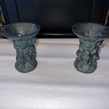 Set di due vasi in resina per