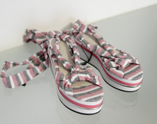 Sandali platform Zara con lacci alla schiava numero 37