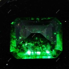 Smeraldo colombiano naturale non trattato verde 8 ct certificato smeraldo pietra preziosa sfusa