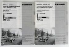 PANASONIC DVD-RV 60 - 2 MANUALI ORIGINALI - VARIE LINGUE