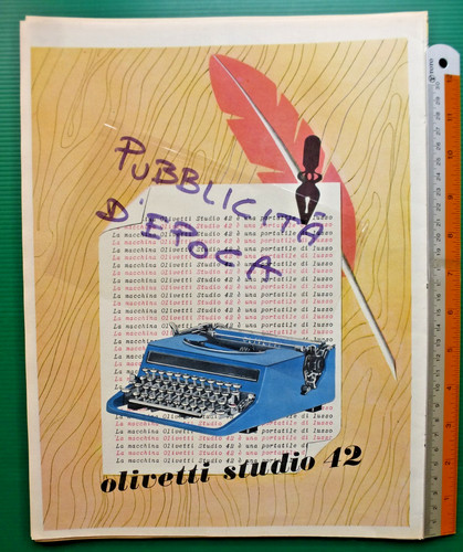 Pubblicità 1939 olivetti - pubblicità,
