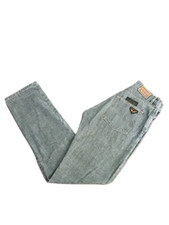 AVIREX Jeans uomo da lavoro Denim Nero Trousers Pants Pantaloni Vintage Size 31