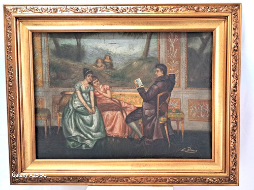 Quadro scena classica dipinto - quadro,