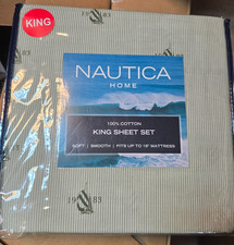 NAUTICA Set lenzuola king a