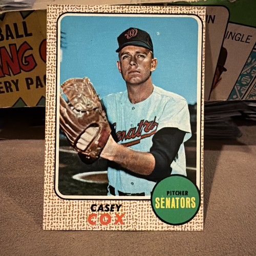 1968 topps casey cox - topps,