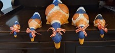 Set 5 Statuine Porcellana/