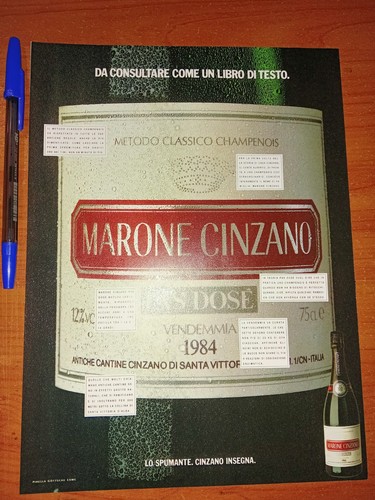 Pubblicità marone cinzano - pubblicità,,
