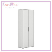 MOBILE MULTIUSO 2 ANTE CM. 69X35X183H BIANCO