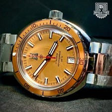 Vostok Amphibia Neptune 960895 Orange Brand New. Sent from Barcelona