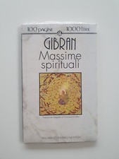 TASCABILI ECONOMICI NEWTON MASSIME SPIRITUALI - GIBRAN - 1° ED. 100 PAGINE