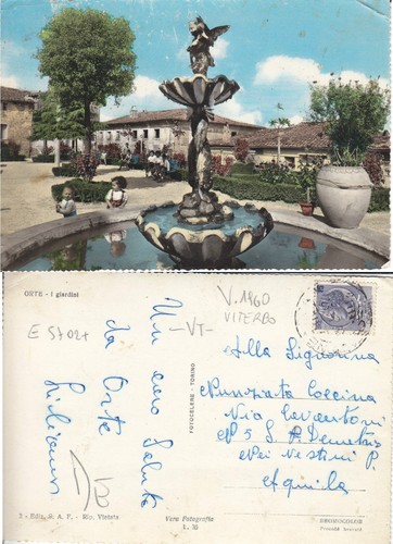 Cartolina orte i - ,