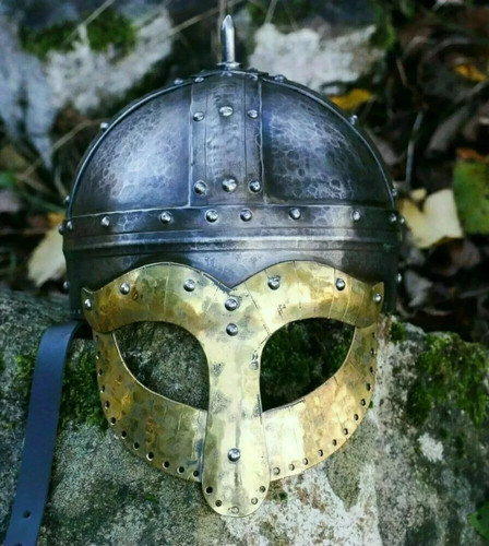 Elmetto vichingo medievale - elmetto,