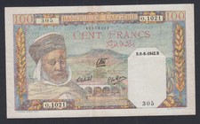 (FR1) Billet ALGERIE 100