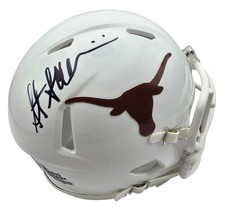 Steve Sarkisian Texas Longhorns Signed Mini Helmet Hook Em Beckett COA
