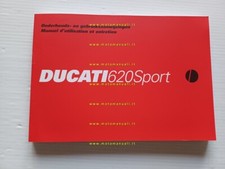 Ducati 620 Sport 2002 manuale uso libretto istruzioni testo Francese Olandese