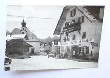 VAL BADIA VECCHIA FOTO INSEGNA PUBBLICITA VINTAGE S. CASSIANO HOTEL ROSA ALPINA