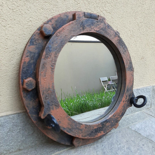Oblo specchio in mdf - specchio,