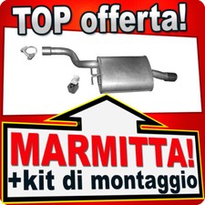 Silenziatore Posteriore per