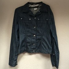 Vitamina Jeans Deluxe Edition Giacca Denim Blu Medio Snap Elasticizzata Made in Italy