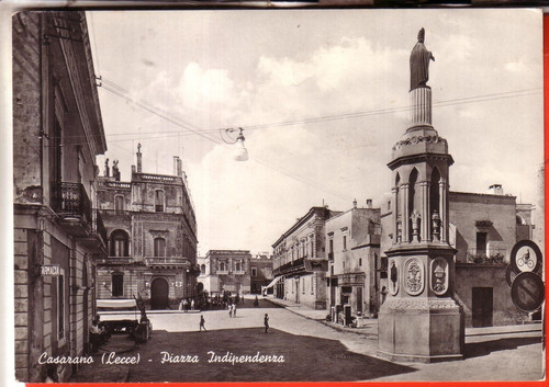 Cartolina casarano b - , b/n