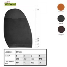 Mezza suola in gomma Vibram