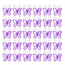 Winomo 50pcs Sheer Mesh Wire Glitter con bomboniere fai -da -te (viola)