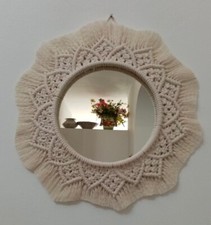 Specchio in macramè, colore